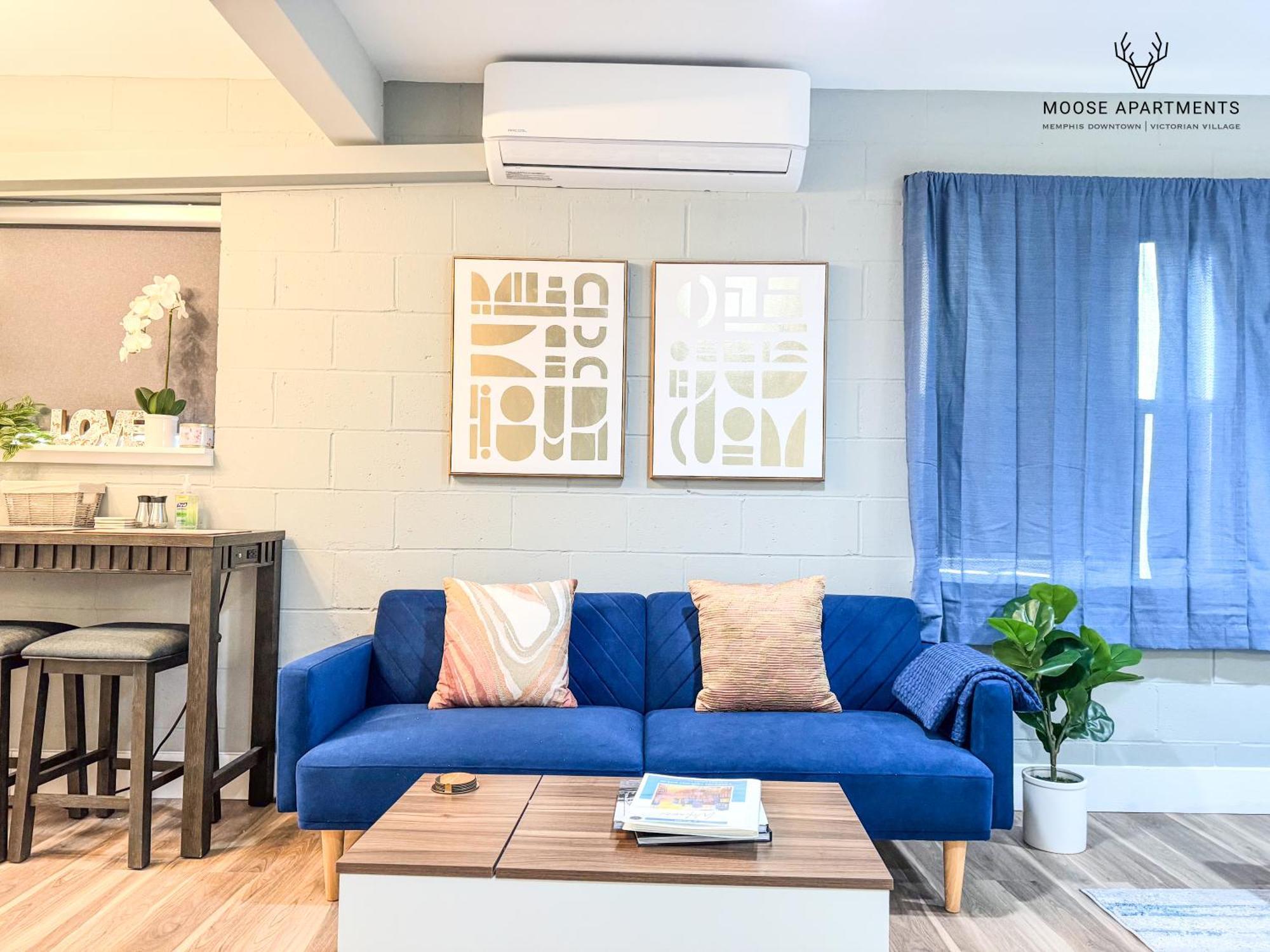 The Moose #12 - Brand New Modern Luxe Loft With Free Parking, King Bed & Fast Wifi Apartment Memphis Luaran gambar