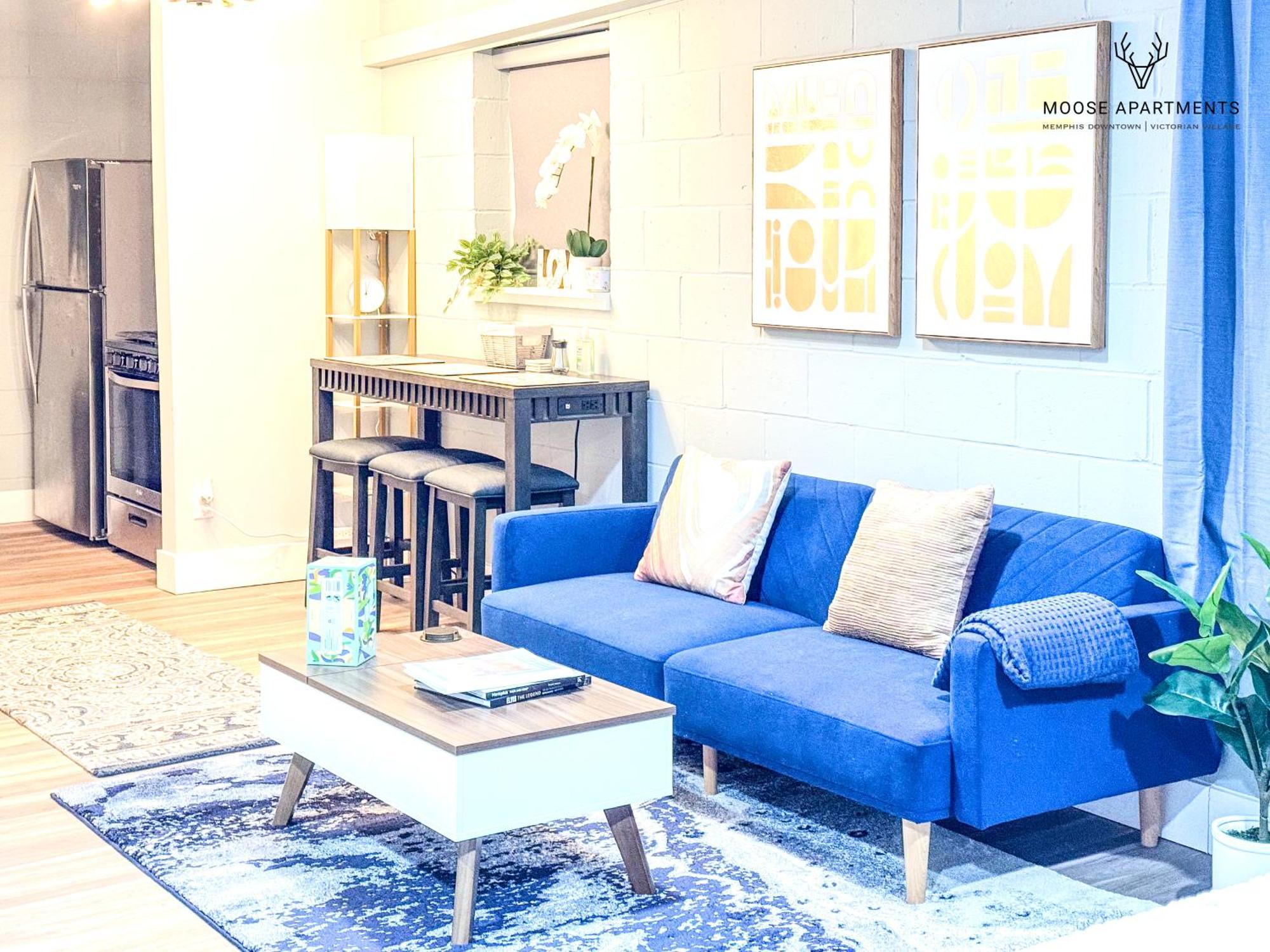 The Moose #12 - Brand New Modern Luxe Loft With Free Parking, King Bed & Fast Wifi Apartment Memphis Luaran gambar